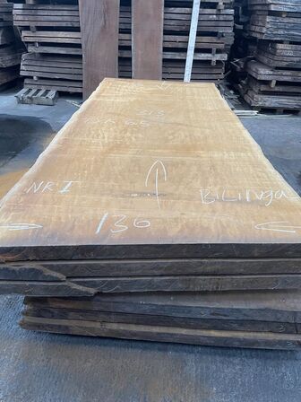 Træplanke i BILINGA 3,13x1,36m - 6,5 cm tyk