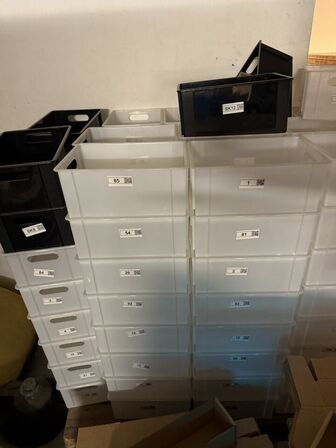 99 stk. plastkasser