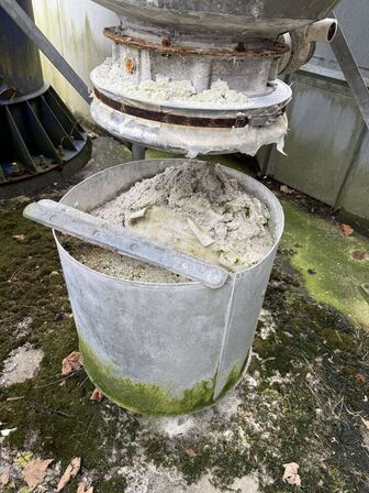 Filter / cyklon silo med blæsemotor mv. komplet.