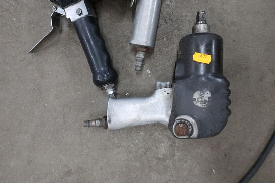 3 stk. pneumatiske værktøj