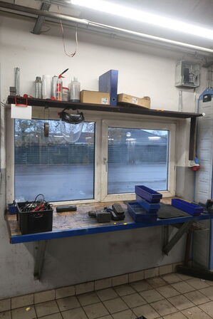 Arbejdsbord med indhold