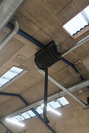 Elektrisk udsugningsrulle TER (Demonteret til udlevering)