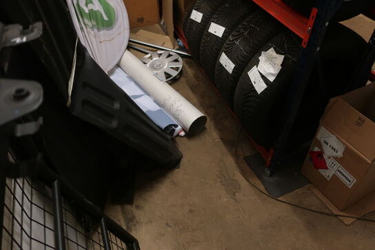 Indhold i rum, undtaget dækreol og dæk/fælge