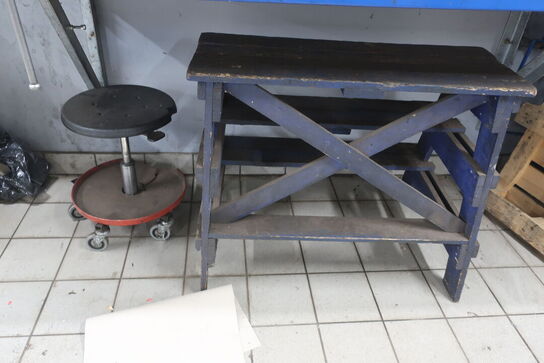 Arbejdsbord med indhold