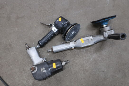 3 stk. pneumatiske værktøj