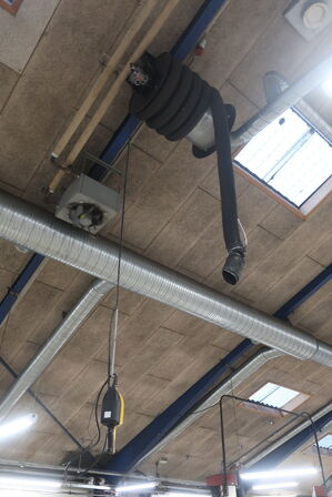 Elektrisk udsugningsrulle TER (Demonteret til udlevering)