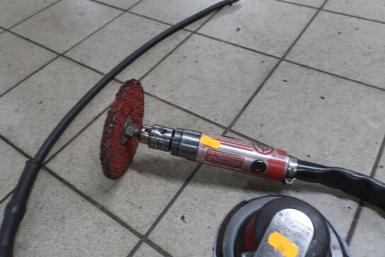 3 stk. pneumatisk værktøj 