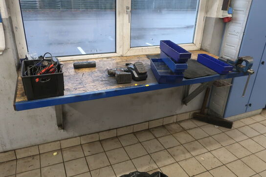 Arbejdsbord med indhold