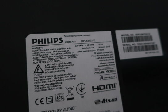 Fjernsyn 50" PHILIPS 50PUS6703/12