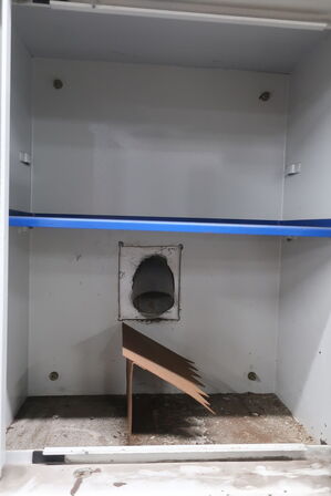 Sikringsskab ROSENGRENS RS (bemærk hul) 