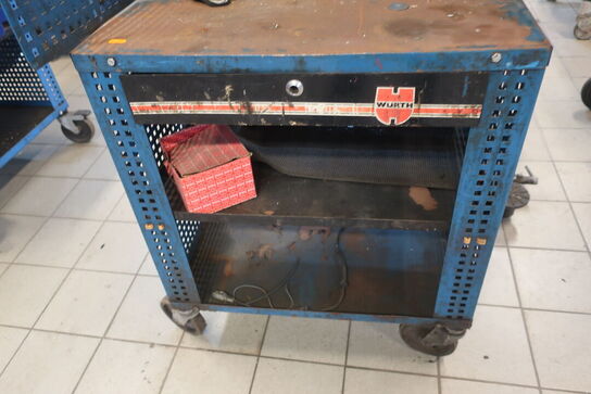 Værkstedsvogn med indhold