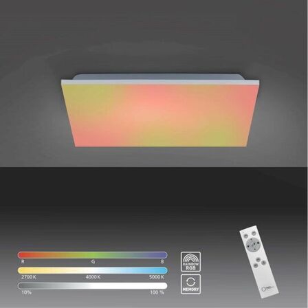 2 stk. yukon led loftslampe – m. remote farverig funktionalitet 40 cm(ubrugt)
