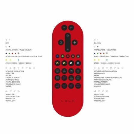 Pauk neuhaus led pendel lolasmart rgb/cct – remote(ubrugt)