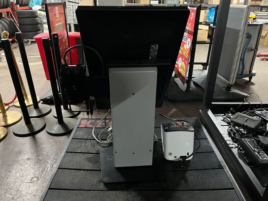POS-touch kasseterminal med betalingsterminal og printer