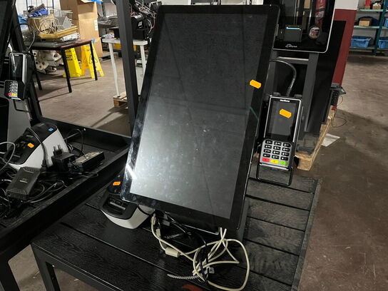 POS-touch kasseterminal med betalingsterminal og printer