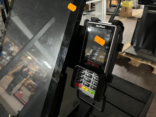 POS-touch kasseterminal med betalingsterminal og printer