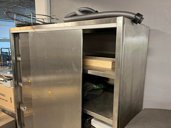 Skab i rustfri stål