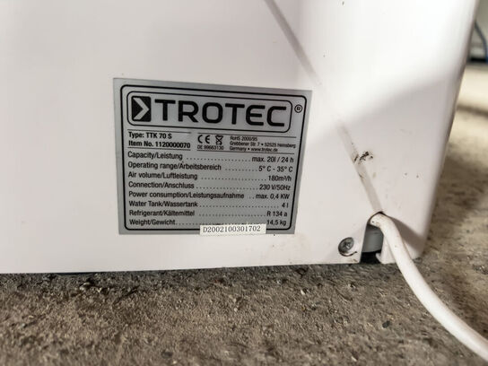 3 stk. affugtere TROTEC TTK 70 S