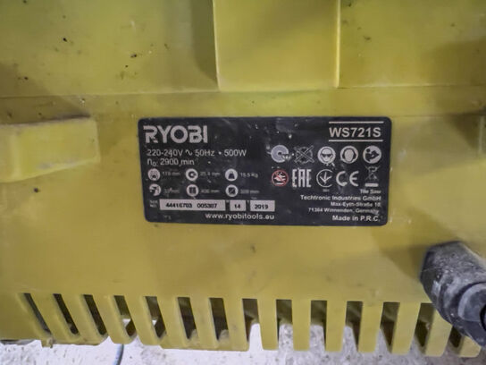 Flise/vådskærer RYOBI WS721S