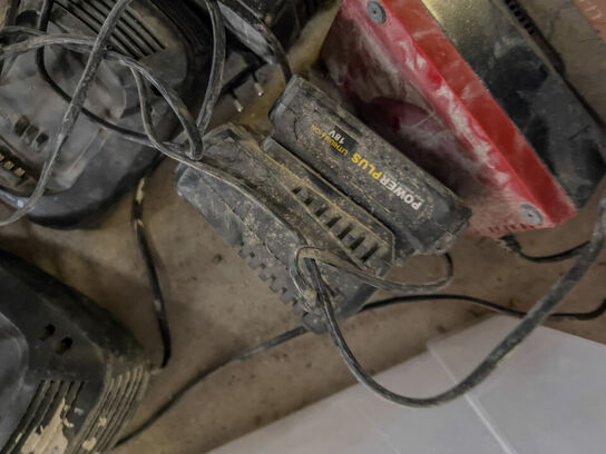 Div. ladere & batterier BOSCH, METABO m.v. (se billeder)