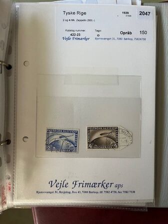 Stor frimærkesamling / høj AFA værdi