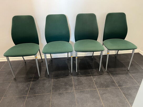 4 Stk. Grønne stole