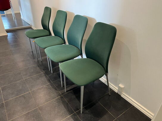 4 Stk. Grønne stole