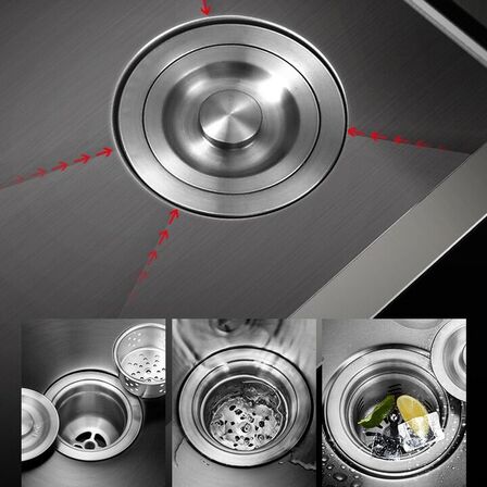 Multifunktionel vask med armatur