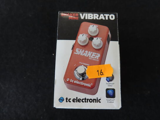 Guitarpedal - Shaker mini Vibrato - TC ELECTRONIC
