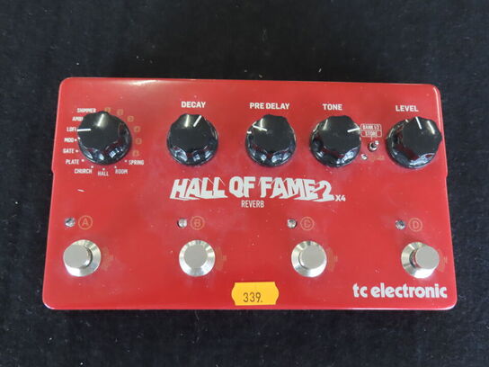Guitarpedal - Hall Of Fame 2 X4 reverb - TC ELECTRONIC