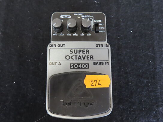 Guitarpedal - Super octaver SO400 - BEHRINGER