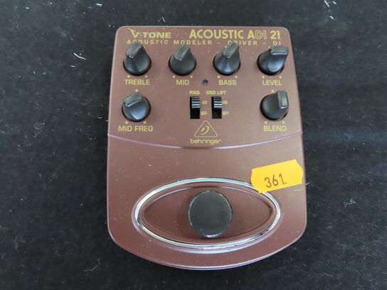 Guitarpedal - V-Tone acoustic ADI 21 - BEHRINGER