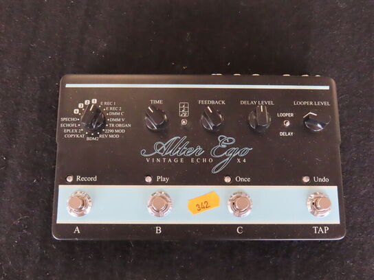 Guitarpedal - Alter ego vintage echo X4 - TC ELECTRONIC