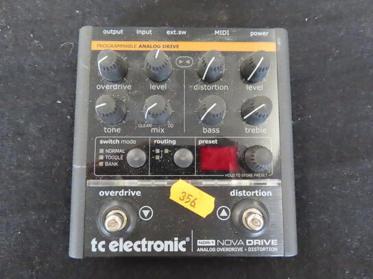 Guitarpedal - Nova drive NDR-1 - TC ELECTRONIC