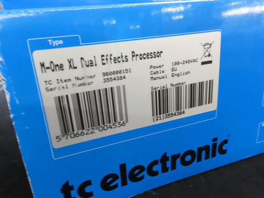 Effektprocessor - M-One XL Dual - TC ELECTRONIC