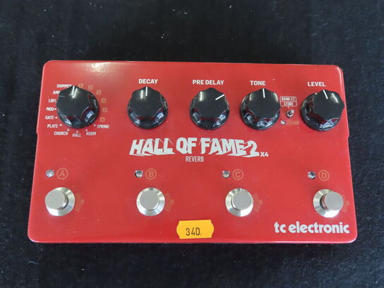 Guitarpedal - Hall Of Fame 2 X4 reverb - TC ELECTRONIC
