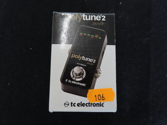 Guitarpedal - Polytune 2 noir - TC ELECTRONIC