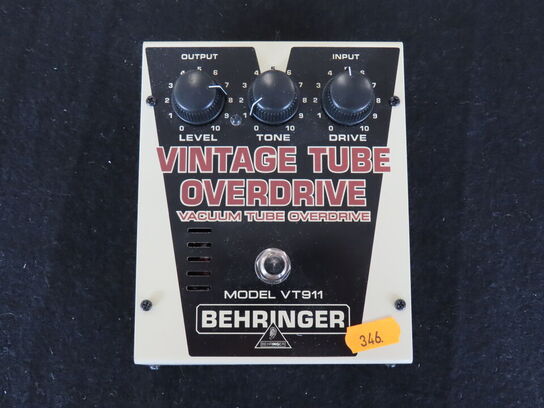 Guitarpedal - Vintage tube overdrive model VT911 - BEHRINGER