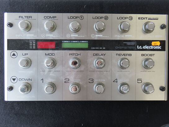 Guitarpedal - G-System - TC ELECTRONIC