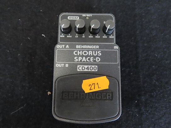 Guitarpedal - Chorus space-c CD400 - BEHRINGER