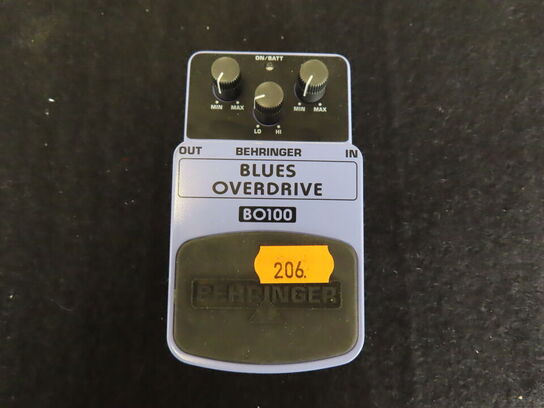 Guitarpedal - Blues overdrive BO100 - BEHRINGER
