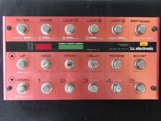 Guitarpedal - G-System - TC ELECTRONIC
