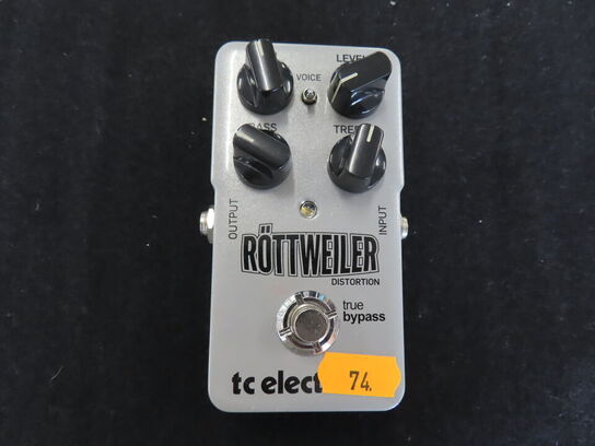 Guitarpedal - Röttweiler distortion - TC ELECTRONIC