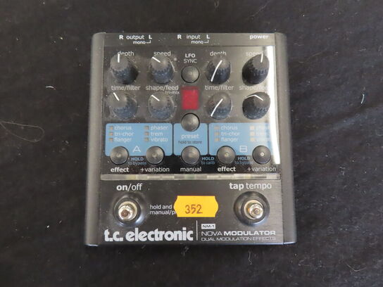 Guitarpedal - Nova modulator NM-1 - TC ELECTRONIC