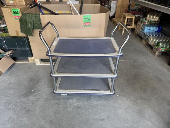 Rullevogn 3 etager, 785x485x860 mm