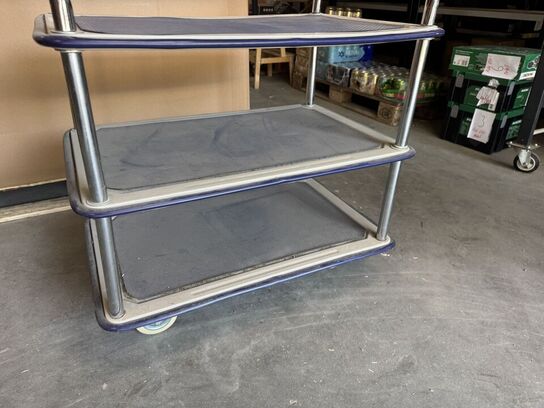 Rullevogn 3 etager, 785x485x860 mm
