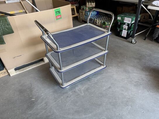 Rullevogn 3 etager, 785x485x860 mm