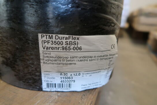 3 ruller tagpap PTM Duraflex PF3500SBS