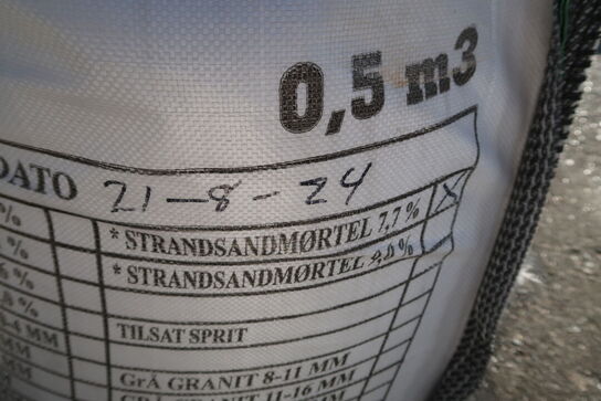 1 stk. big bag strandmørtel 7,7%