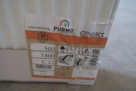 1 stk. radiator Purmo 500x1400 mm